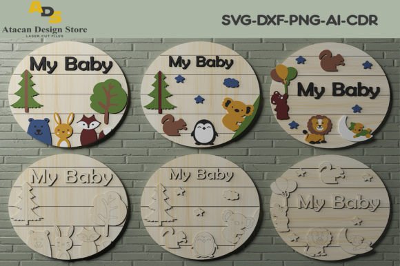 Download Baby Room Rounds Wall Hanger Decorations - Premium Resources